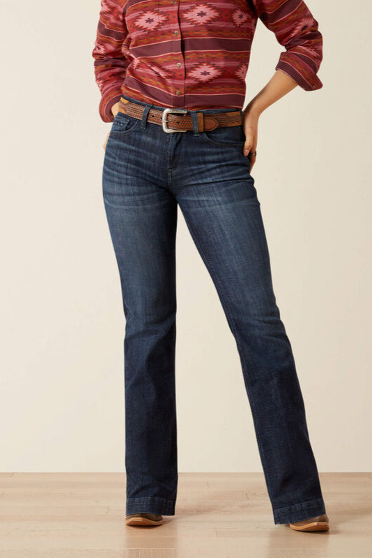Ariat Womens High Rise Frazey Slim Trouser Jeans 10061725 womens western fashion Boltranchstore.com