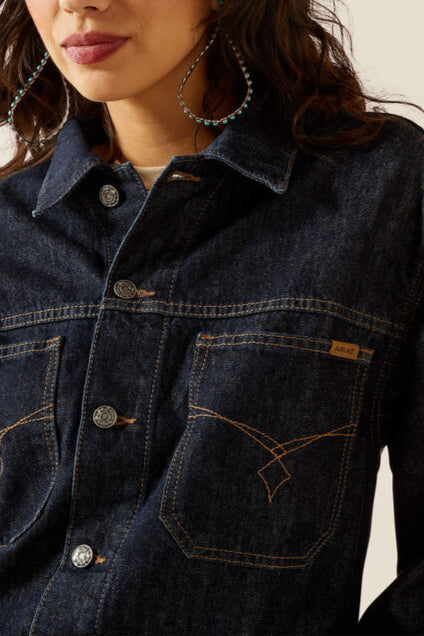 Ariat Womens Western Utility Jacket 10061731 womens western fashion Boltranchstore.com denim jacket coat outerwear free shipping