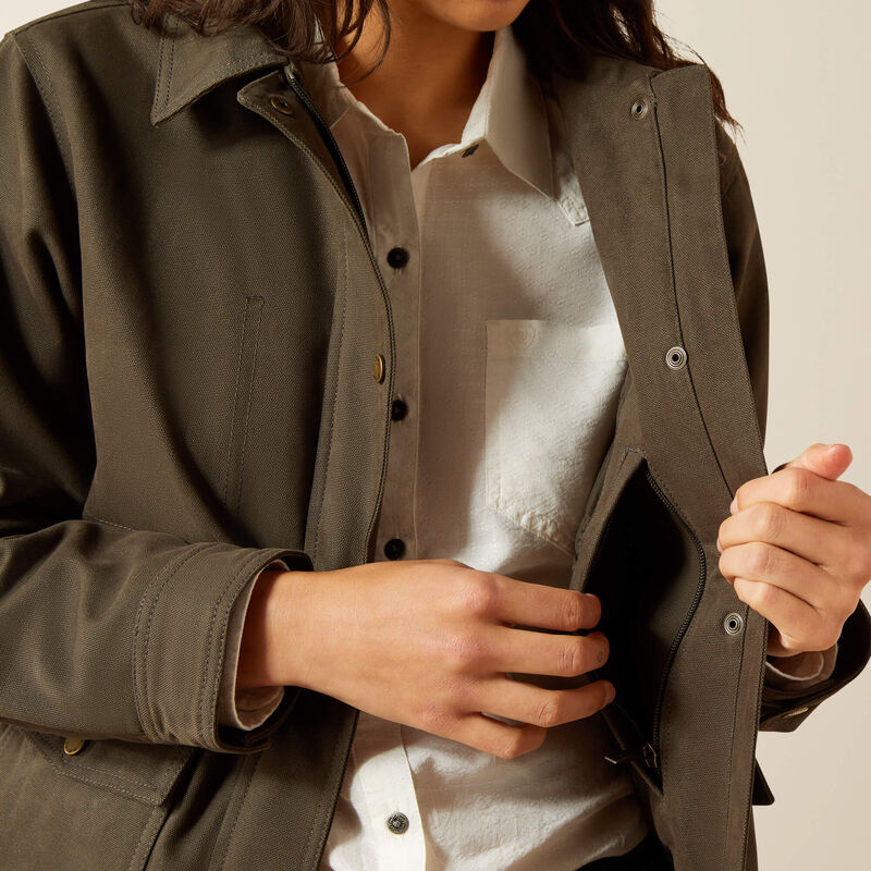 Ariat Womens Western Canvas Chore Jacket
