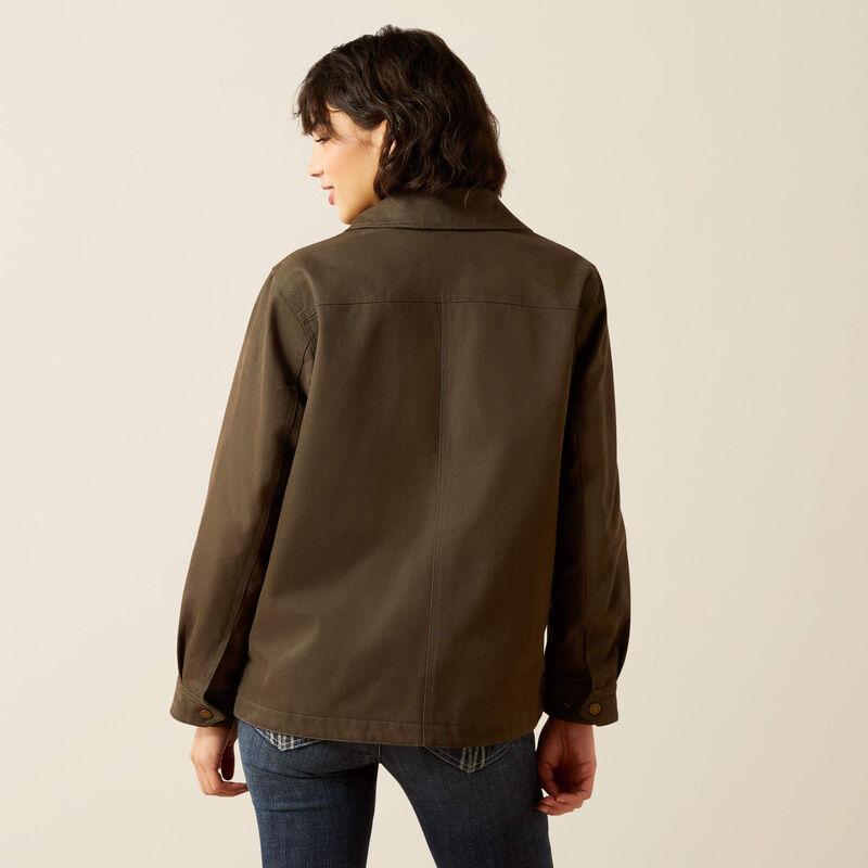 Ariat Womens Western Canvas Chore Jacket