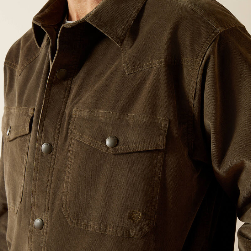 Ariat Mens Retro Corduroy Shirt Jacket