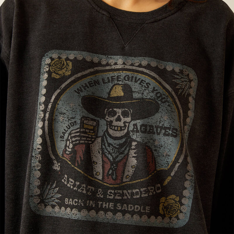 Ariat Womens Oversized Sendero When Life Gives You Agaves Sweatshirt