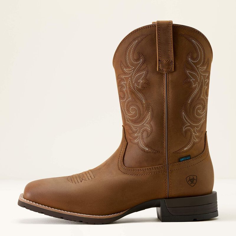 Ariat Mens Hybrid Ranchway Waterproof Cowboy Boot perfect for ranch and western adventures.