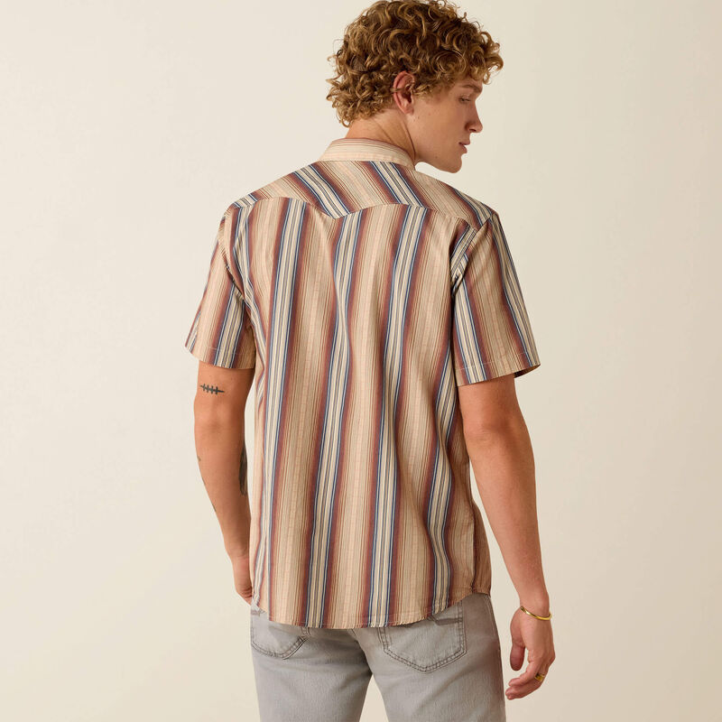 Ariat Mens Retro Haver Fitted Snap Shirt