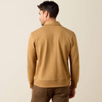 Ariat Wilton Sweatshirt collar with three button front closure