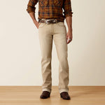 Ariat Mens M4 Relaxed Grizzly Boot Cut Jeans cedar brown TEKStretch ring spun denim mens western jean Utah SKU 10079096