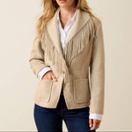Ariat Sausalito Coat heather crockery wool blend sweater front jacket womens western boutique Utah SKU 10079192