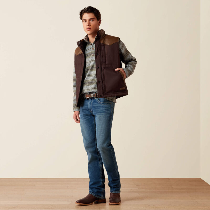 Ariat Mens Western Quilted Vest