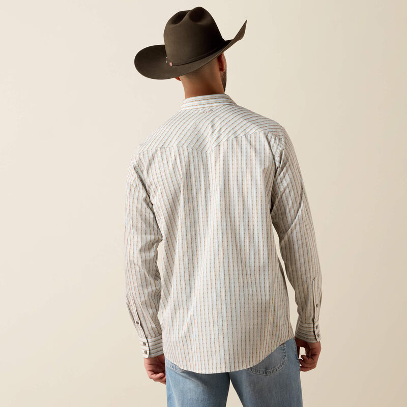 Ariat Mens WF Burnard Snap Savanah Brown Shirt