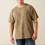  10079583 Ariat Mens All Over Print Camo ToughStock Boxy TShirt mens western 