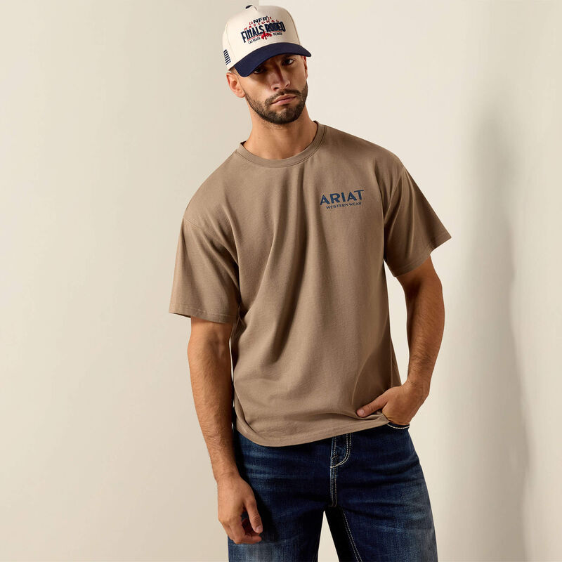 Ariat Mens Real Cowboy ToughStock Boxy T Shirt