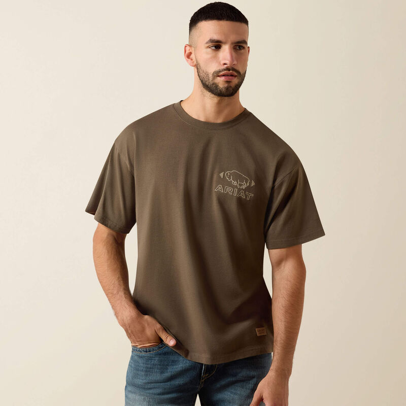 Ariat Mens Buffalo Bandana Shirt