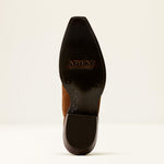 Ariat Womens Vallie X Toe Western Boot vegetable tanned leather sole on Goodyear welt construction cowgirl