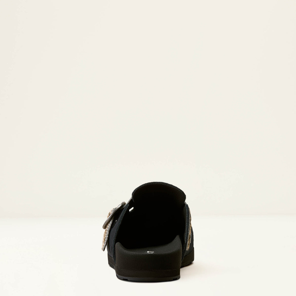 Ariat Country Mule Black Suede Brindle Hair On open heel slip on design for easy everyday wear Kamas Park City