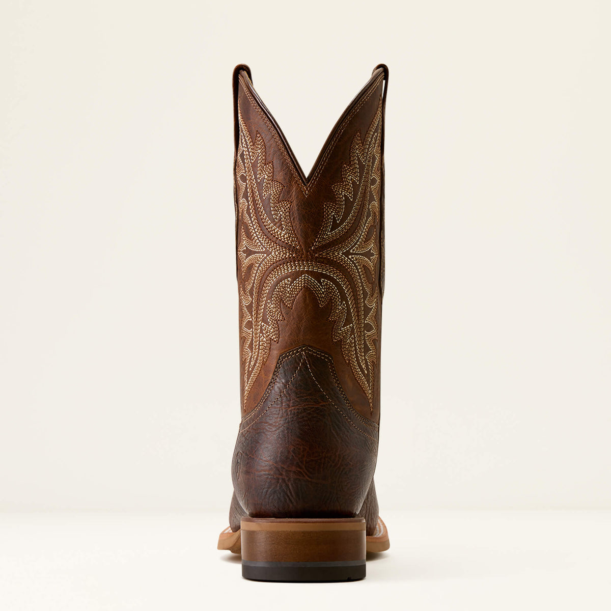 Ariat Mens Walker Wide Square Toe Cowboy Boot 1.5 inch horseman heel with stitched back seam rodeo boots