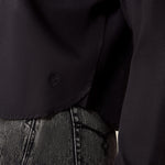 Ariat Midnight Western Snap Shirt chest pocket details with Western tailoring ranch wear Kamas Park City
