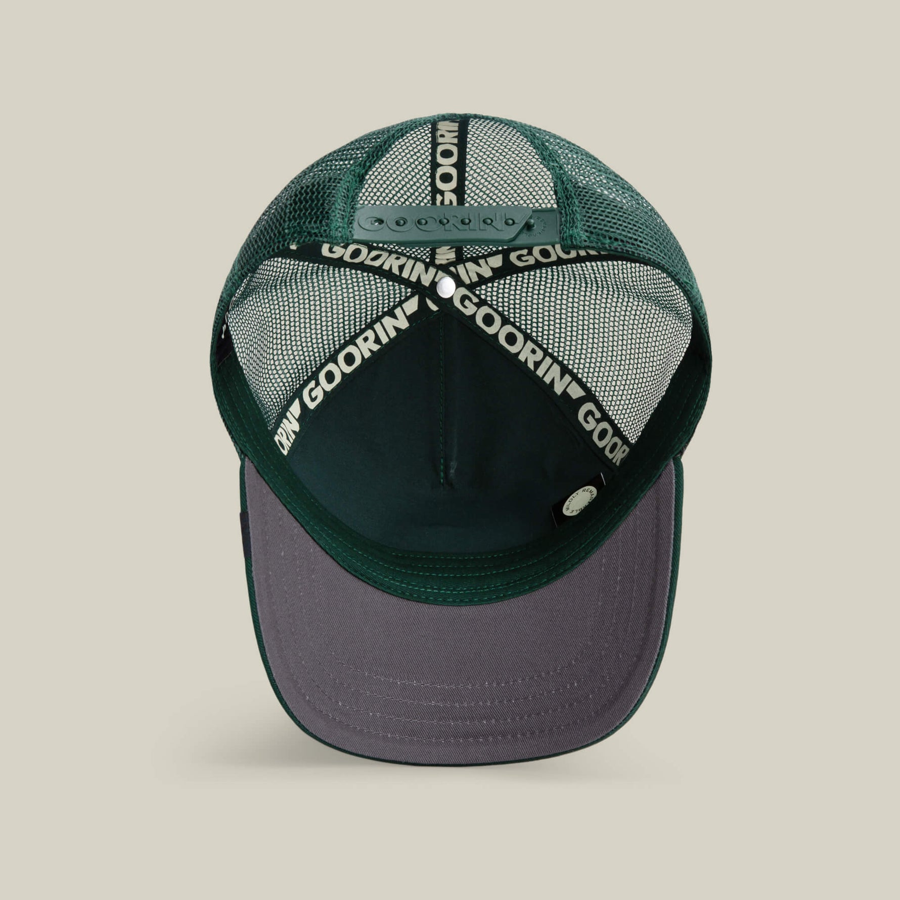 Goorin Bros The Lucky Duck gray underbrim beneath the brim for a quiet contrast Kamas Utah