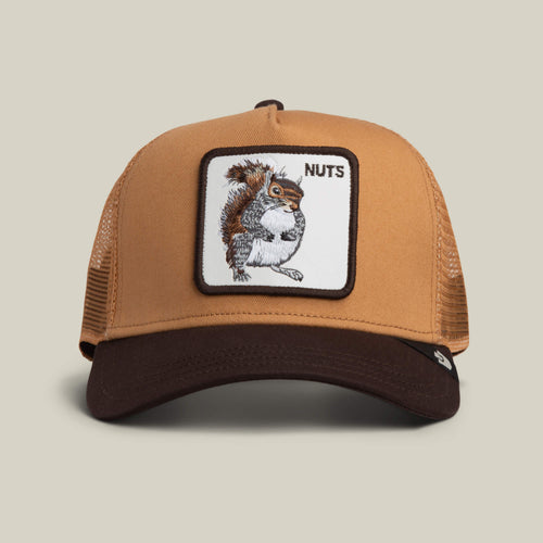 Goorin Bros Nut Trucker Hat 101-2546-HEA02 brown squirrel hat cap mens womens unisex Boltranchstore.com Free Shipping