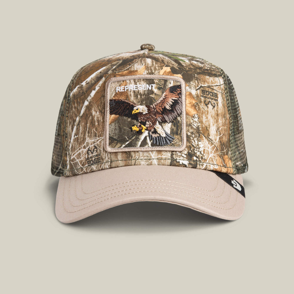 Goorin Bros Realtree Edge Represent Eagle 101-2984-CAM01-F01 mens womens unisex goorin bros hats trucker hat cap camouflage 