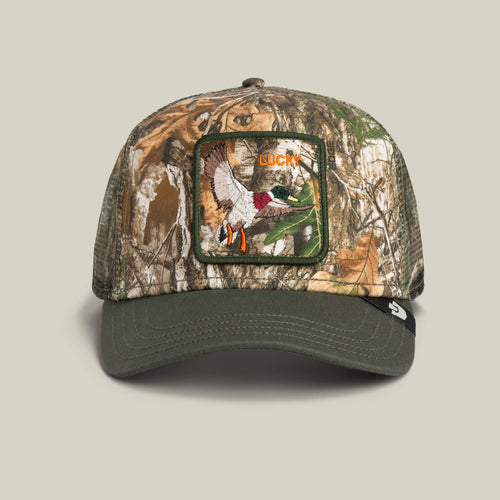 Goorin Bros Realtree Edge Lucky Duck Hat 101-2985-CAM01 mens womens unisex camoflauge camouflage Boltranchstore.com Free Shipping