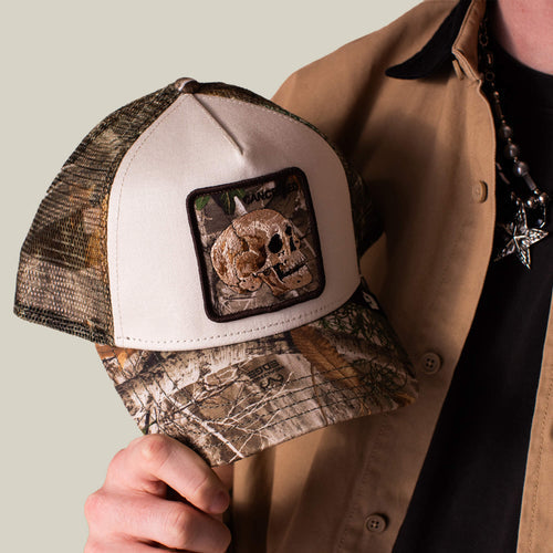 Goorin Bros Realtree Edge Cancelled Skull Trucker Hat