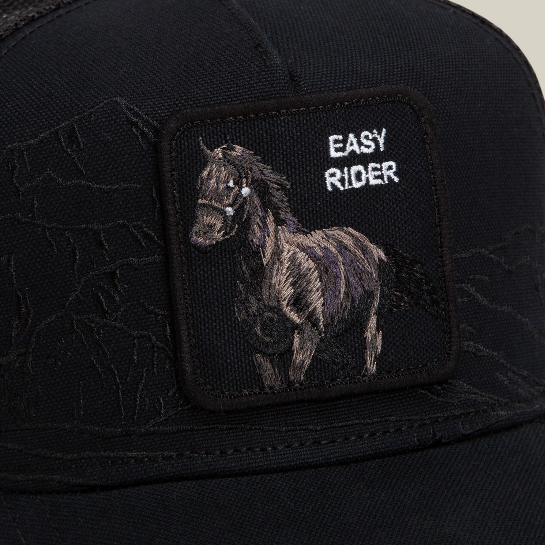 Goorin Bros Badlands Stallion polyester and cotton blend front that holds its shape through long wear ranch wear