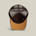 Goorin Bros Badlands Skull tan underbrim beneath the brim for a quiet contrast Kamas Utah