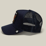 Goorin Bros Badlands Eagle navy mesh panels through the sides and back for airflow cowboy style