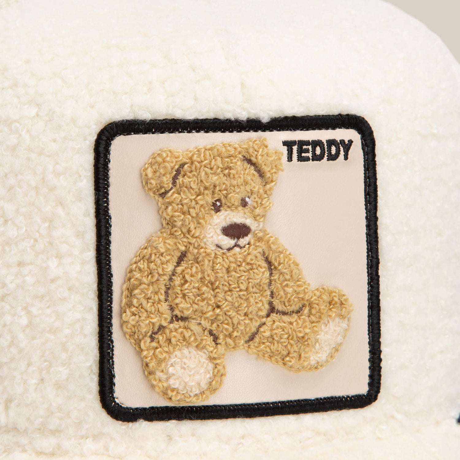 Goorin Bros Double Stuffed Teddy embroidered patch framed clean on the crown with tonal stitching western fashion