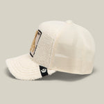 Goorin Bros Double Stuffed Teddy cream mesh panels through the sides and back for airflow cowboy style
