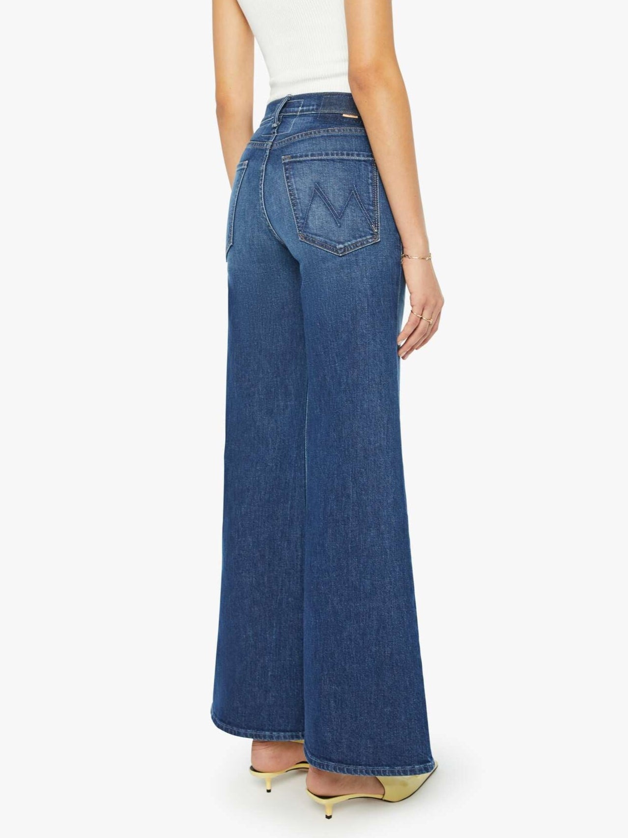 Mother Tomcat Roller Skimp Jean in Perfectly Imperfect