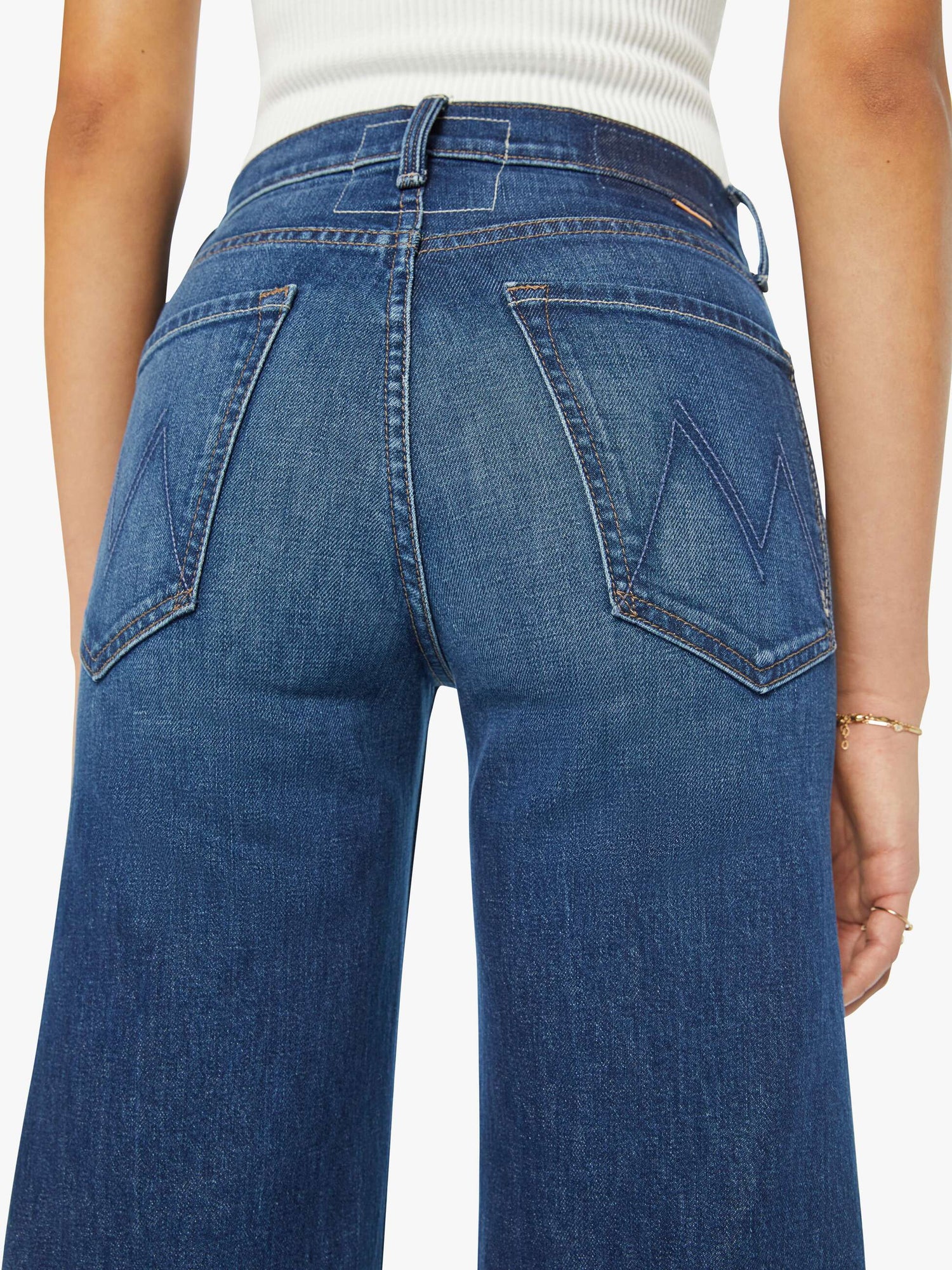 Mother Tomcat Roller Skimp Jean in Perfectly Imperfect