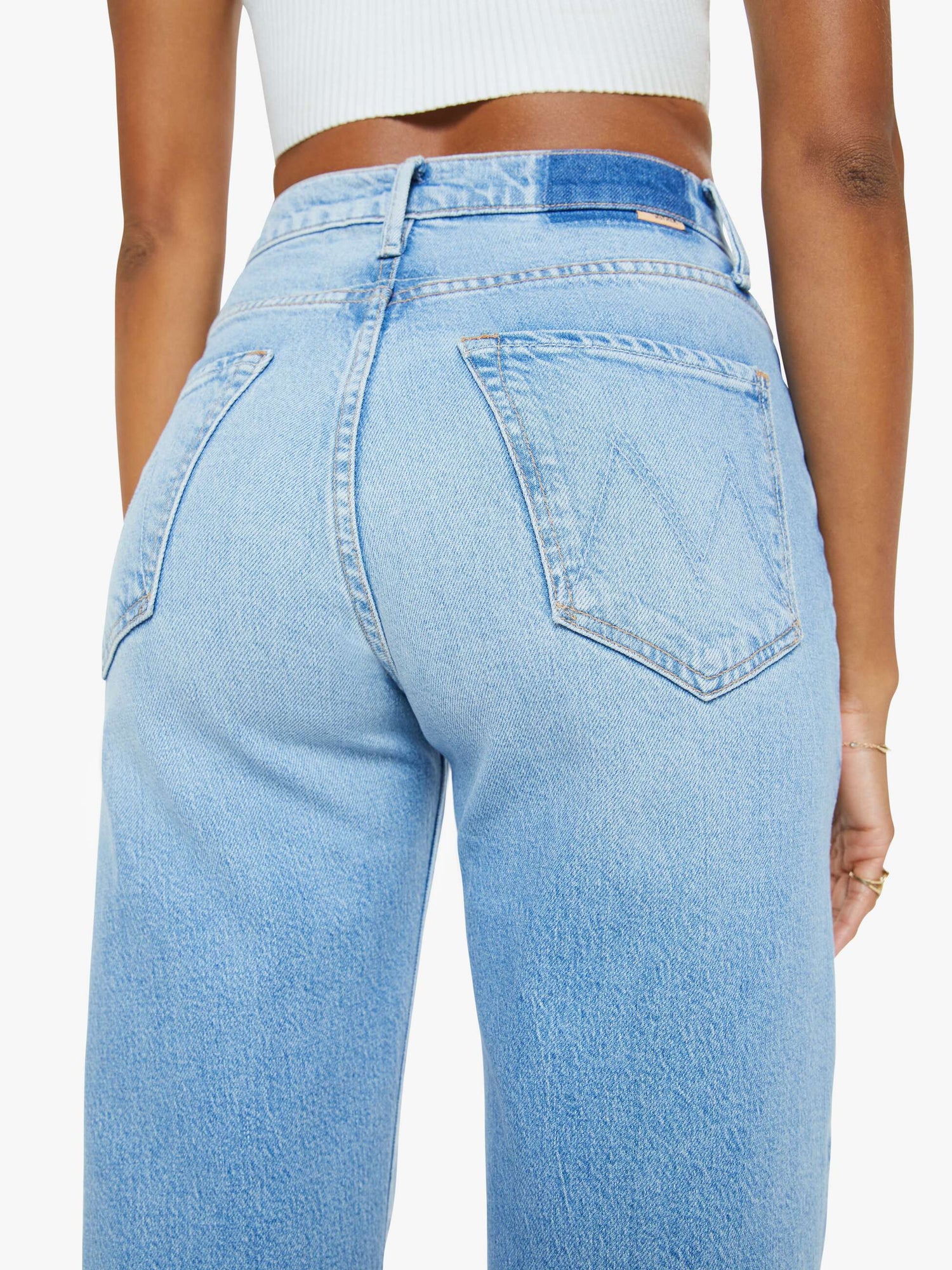Mother Lasso Sneak Pants in Sow Surreal
