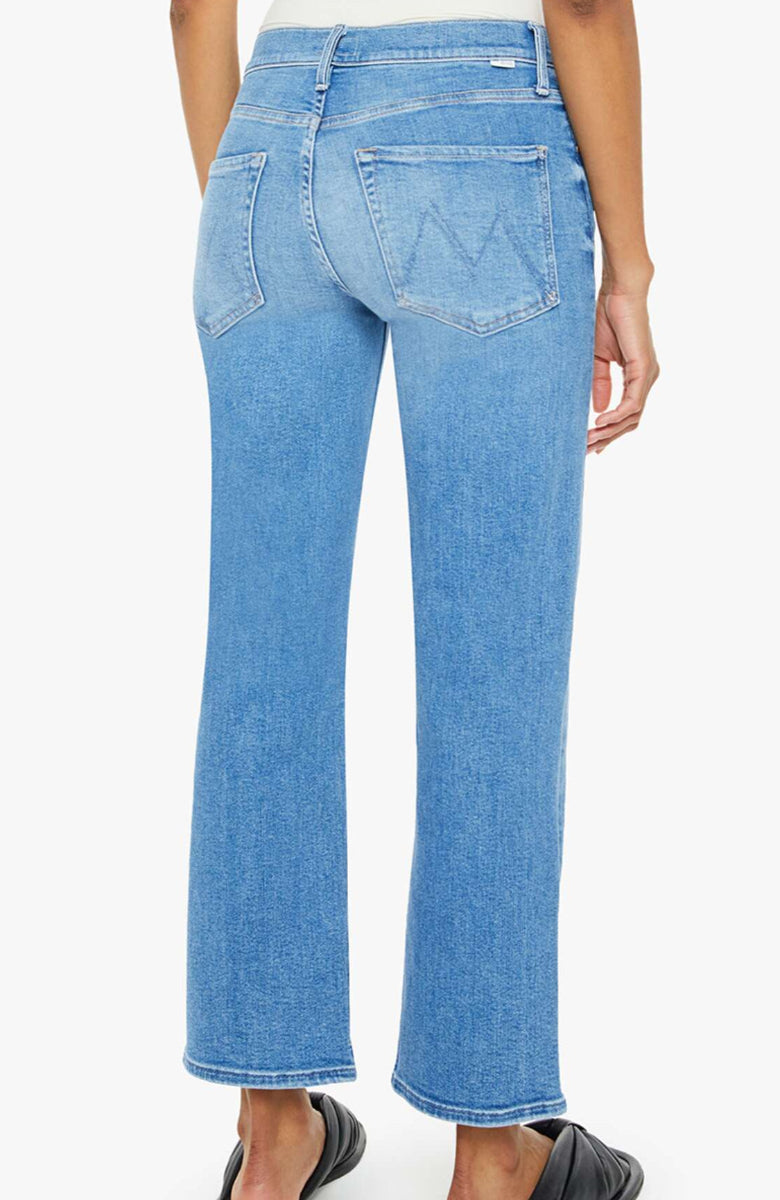 Mother The Mid Rise Rambler Zip Ankle back