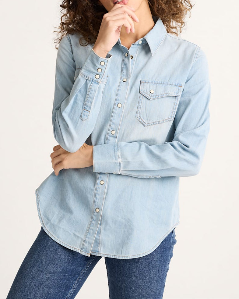 Pendleton Womens Chambray Gambler Shirt free shipping at boltranchstore.com