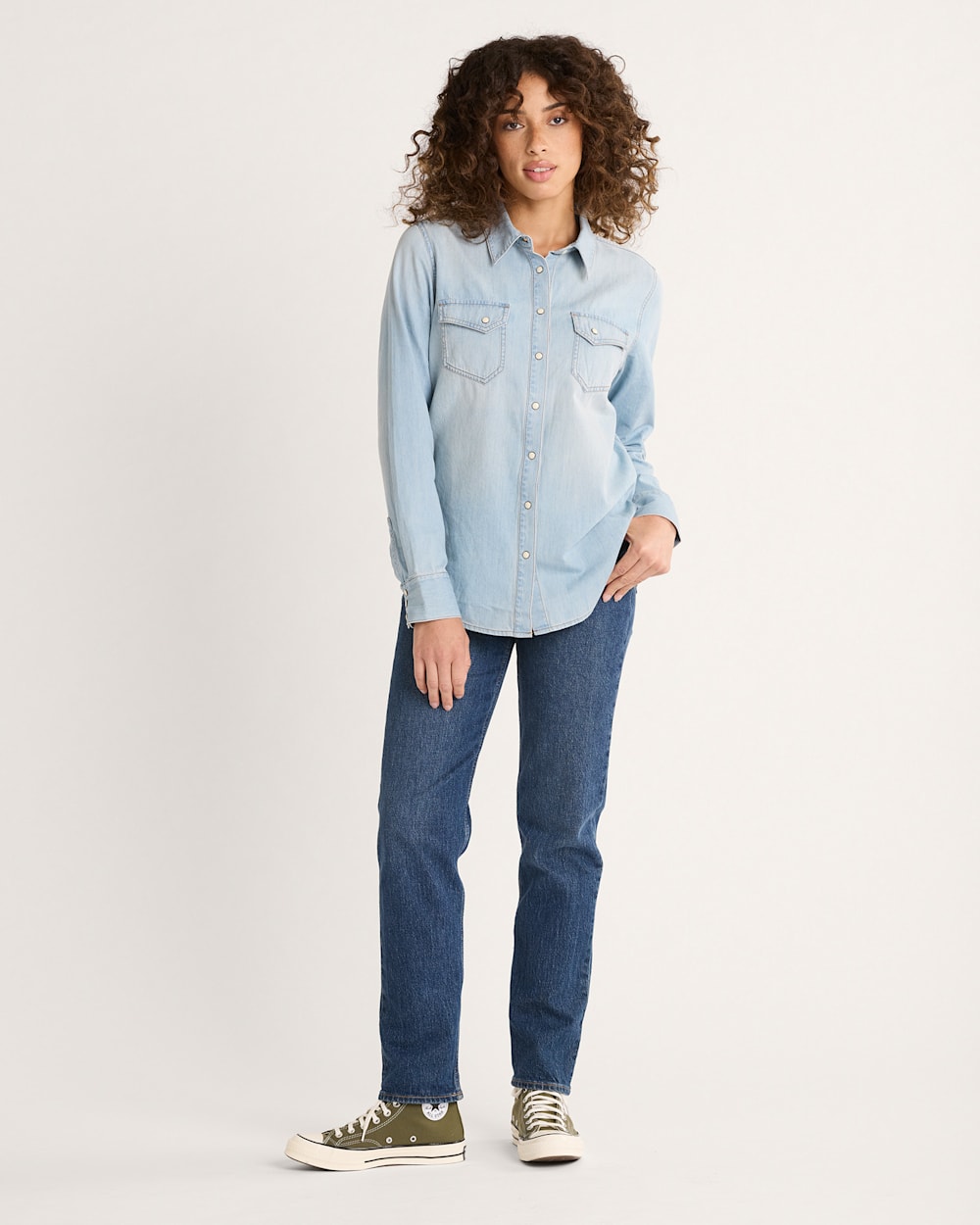 Pendleton Womens Chambray Gambler Shirt