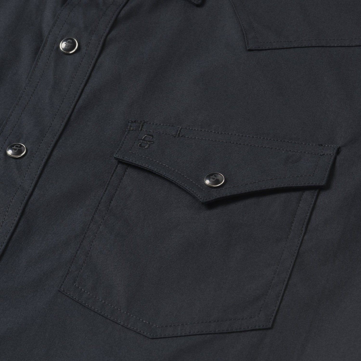 Stetson Mens Poplin Shirt with Snaps