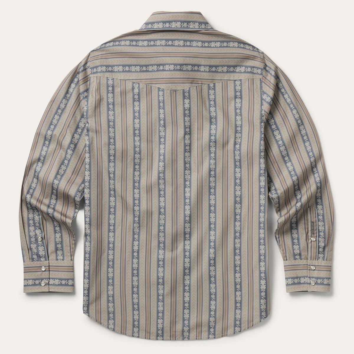Stetson Mens Chevron Wallpaper Stripe Shirt