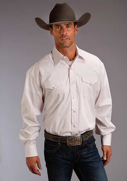 Stetson Two Stripe Check Shirt a perfect western shirt for the rodeo