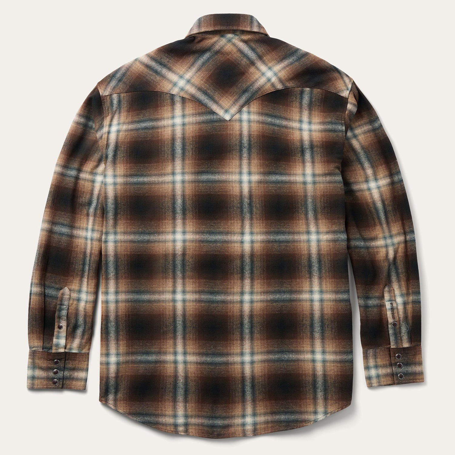 Stetson Mens Ombre Plaid Shirt
