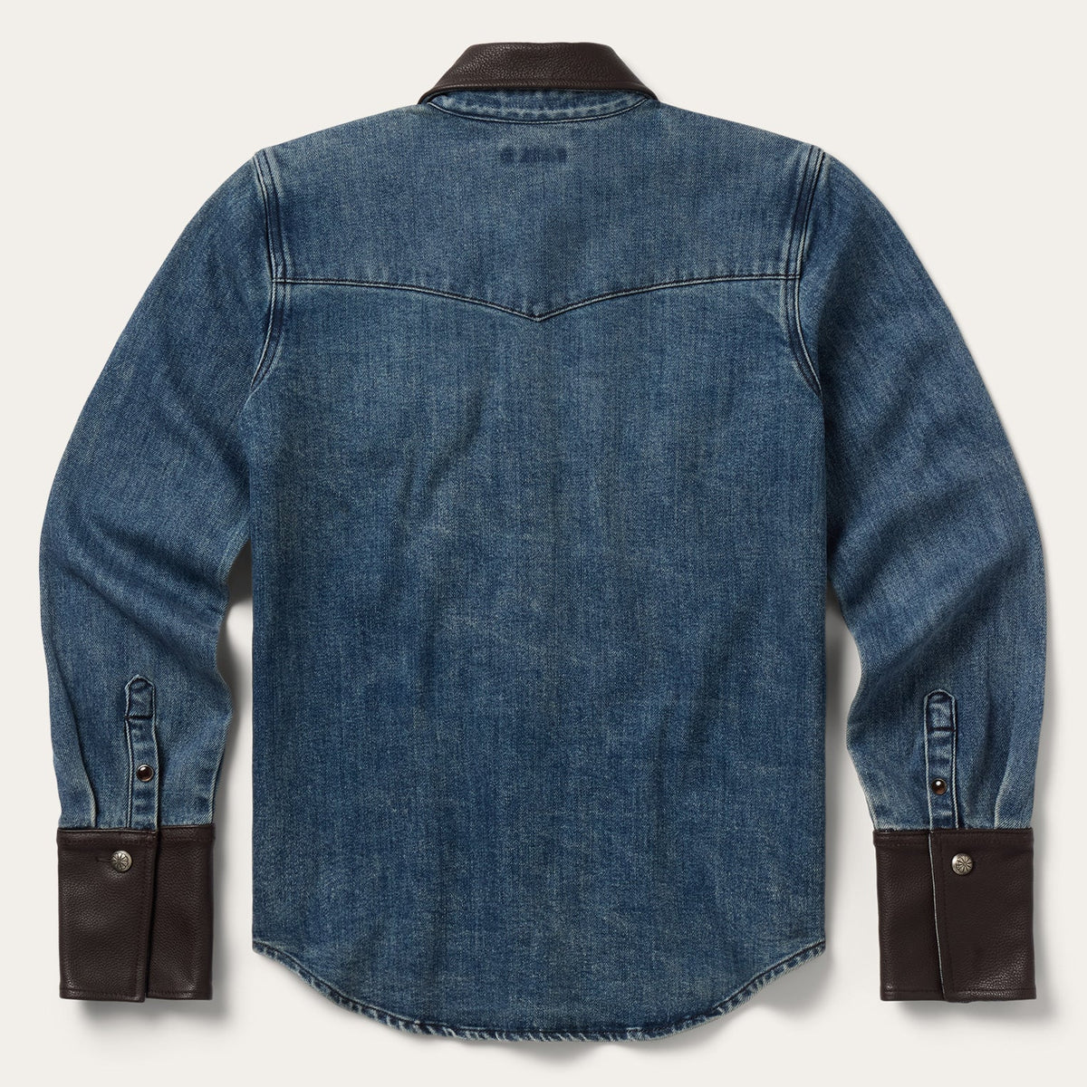 Stetson Stretch Denim Western Shirt long sleeve snap front western cut with a hint of stretch