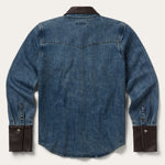 Stetson Stretch Denim Western Shirt long sleeve snap front western cut with a hint of stretch