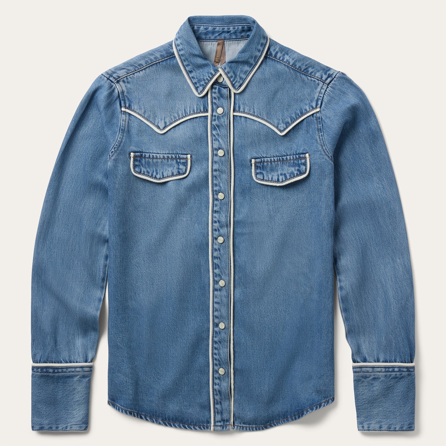Stetson Womens Tencel Denim Blouse
