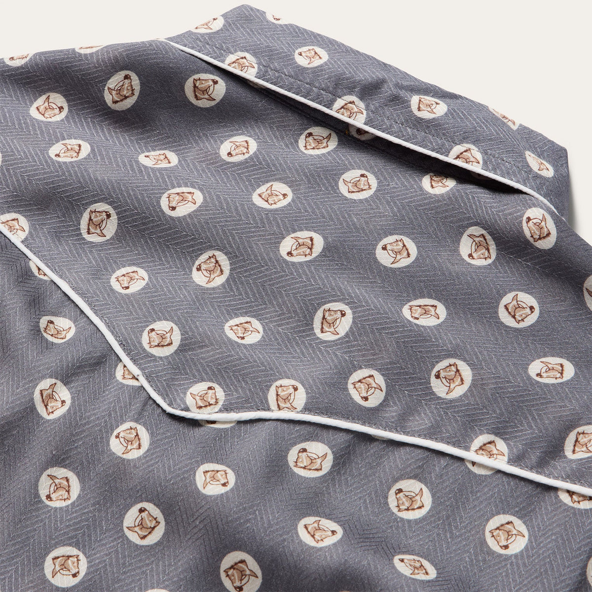 Stetson Womens Horse Pennies Print Shirt  100% Rayon