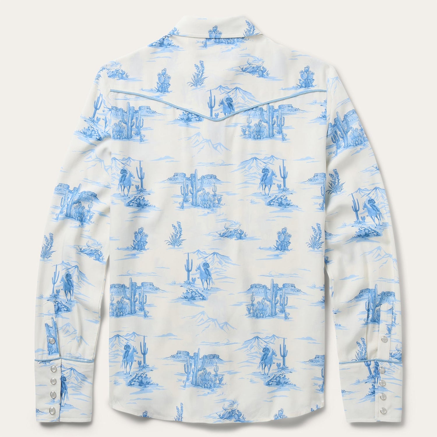 Stetson Womens Indigo Trail Print Shirt