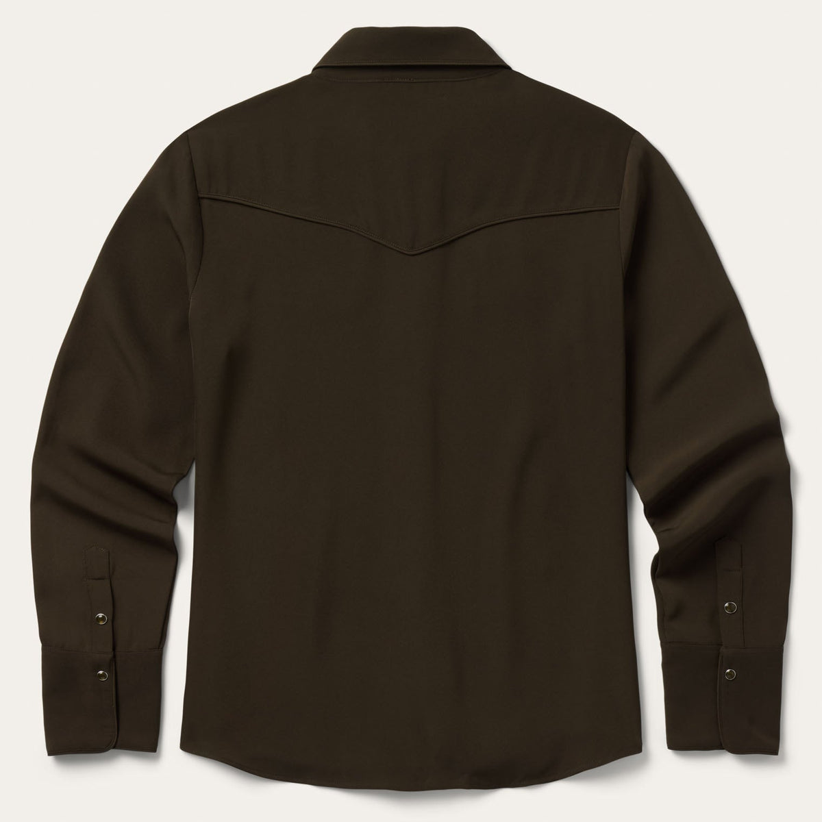 Stetson Twill Western Shirt relaxed boyfriend fit with long sleeves western clothing
