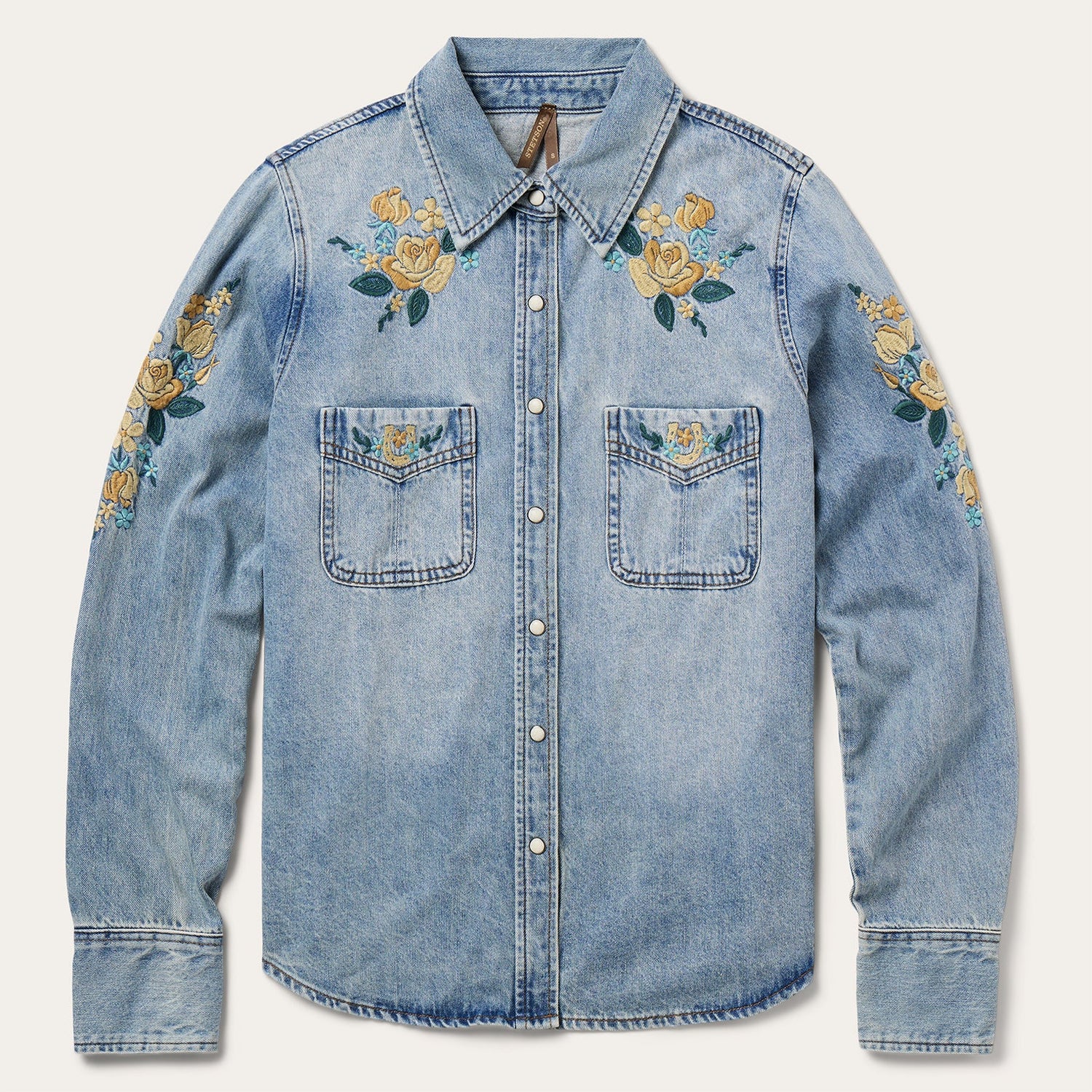 Stetson Embroidered Denim Shirt