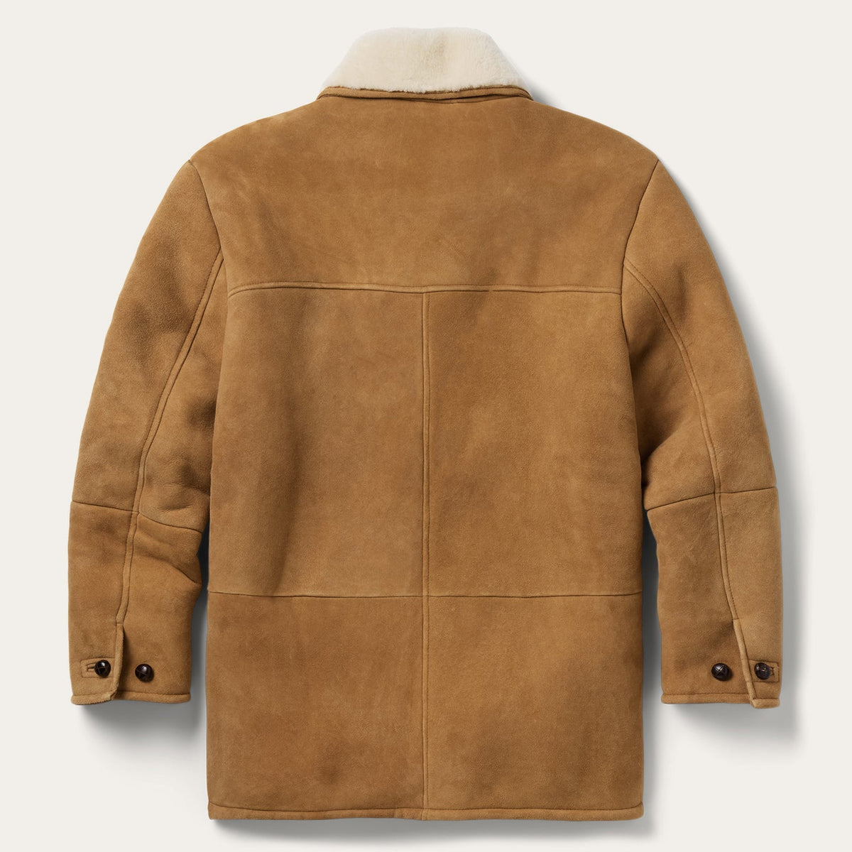 Stetson Mens Suede Shearling Ranch Coat