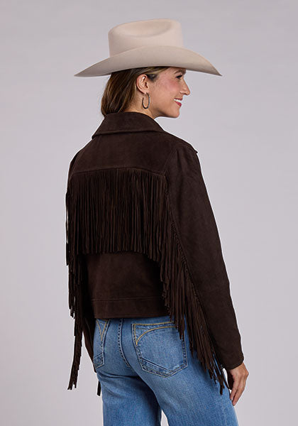 Stetson Womens Moto Fringe Jacket