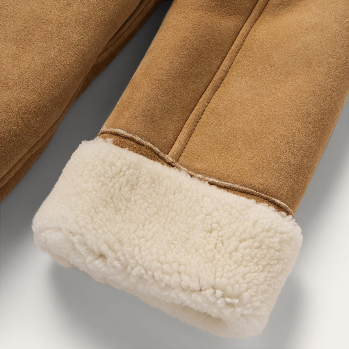 Stetson Mens Suede Shearling Ranch Coat